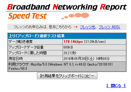 ADSL回線を使ったインターネット接続