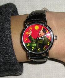 毛沢東のデザインの時計