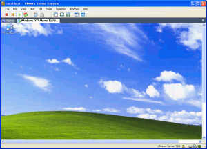 仮想OS(WindowsXP)の遠隔操作